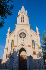 Fototapeta na wymiar Church Iglesia de Maria Auxiliadora in Mercedes, Uruguay