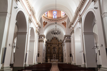  Interior of Cathedral of Our Lady of Mercy in Mercedes, Uruguay