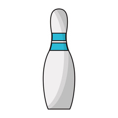 pin bowling game image vector illustration eps 10