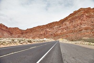 Incredibly beautiful landscape in National Park, Utah, USA