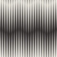Wavy stripes vector seamless pattern. Retro wavy engraving texture. Geometric zigzag lines design...