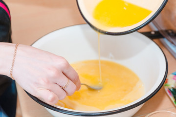 Dough for wafers. Production of dough for wafers.