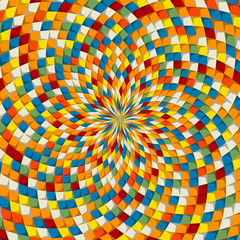 Colored mosaic vector