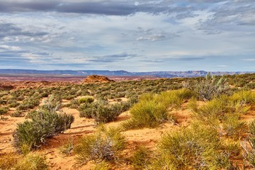 Incredibly beautiful landscape in National Park, Arizona, USA