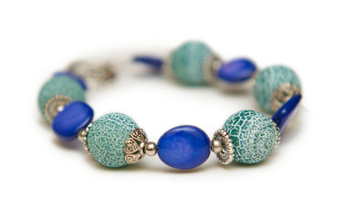 Elegant jewellery isolated on the whtie background