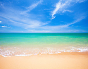 beach and tropical sea