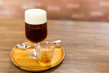 Iced coffee