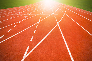 Fototapeta premium running track