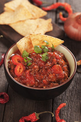 Mexican chili con carne