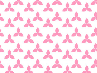 ピンクの三つ葉マーク