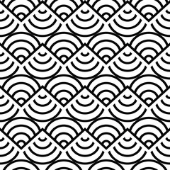 Abstract round pattern seamless background