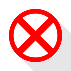 TRAFFIC SIGN FLAT DESIGN ICON LOGO