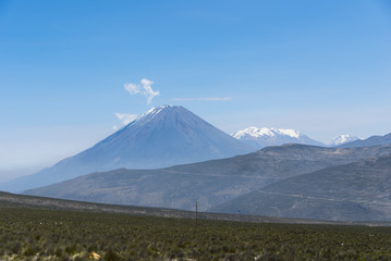 Fototapeta na wymiar Misti Mountain arequipa