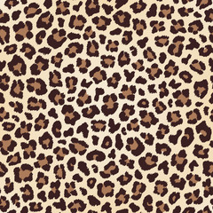 Leopard seamless texture, fur imitation