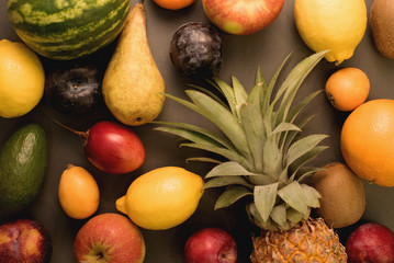 Thai fruit from above