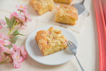 Rhabarber Kuchen 