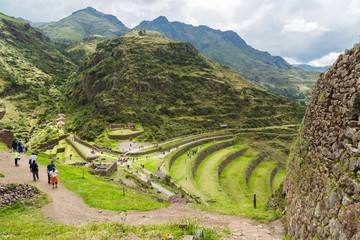 Pisac Peru, ruinas