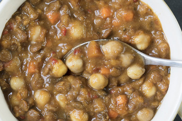 Close up Moroccan Stew