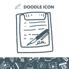 Fototapeta premium doodle document