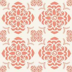 vector seamless floral pattern background