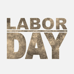 1 May. Labor Day.Vector illustration in sepia style on white background.Design elements in grunge style