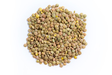 Lentil food isolated