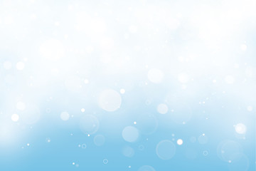 Obraz premium Premium Blue Background with Bokeh Lights.