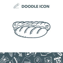 Doodle Hot Dog