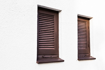 Window with shutters