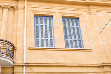 Window with shutters