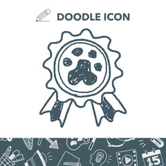 pet medal doodle