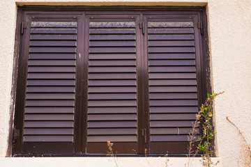 Window with shutters