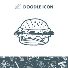 Doodle Hamburger