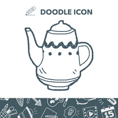 Teapot doodle drawing