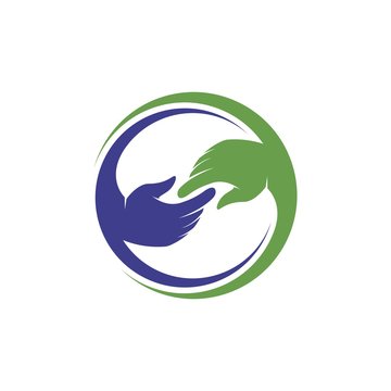  abstract care logo design