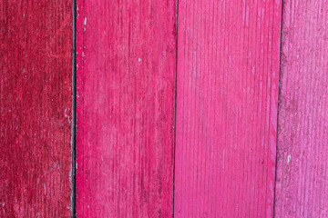 Pink painted wood board background texture