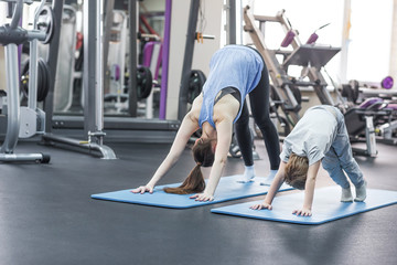 Family healthy lifestyle concept.