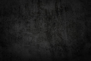 Painted wall texture in black. - obrazy, fototapety, plakaty