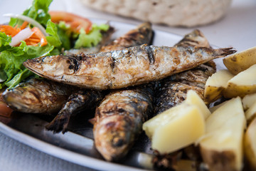 焼きイワシ料理