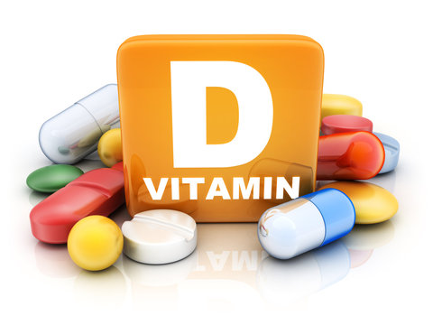 Many tablets and vitamin D
