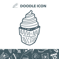 ice cream doodle drawing