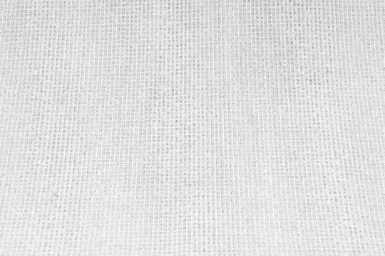 White Nylon Fabric Background.
