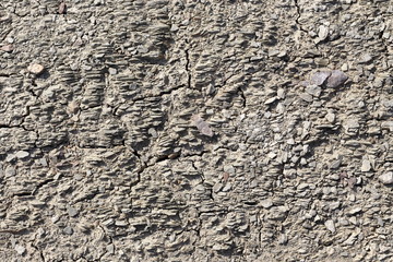 dried soil closeup texture. Background of dried up soil close-up, top view