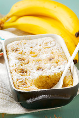 microwave banana pudding