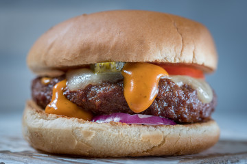 fresh tasty burger