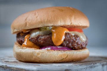 fresh tasty burger