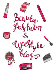 Fashion blog lettering.