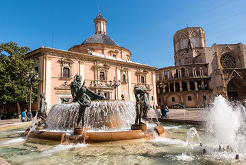 Plaza de la Virgen Valencia