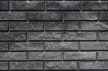 Obraz premium Black brick wall background