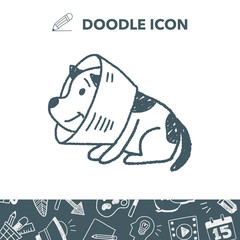 Obraz premium doodle dog collar